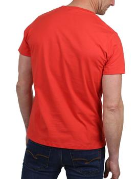 CamisetaEl Pulpo  Estampada Roja Para Hombre