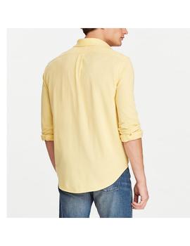 Camisa Polo Ralph Lauren Vaporosa Amarilla Para Hombre