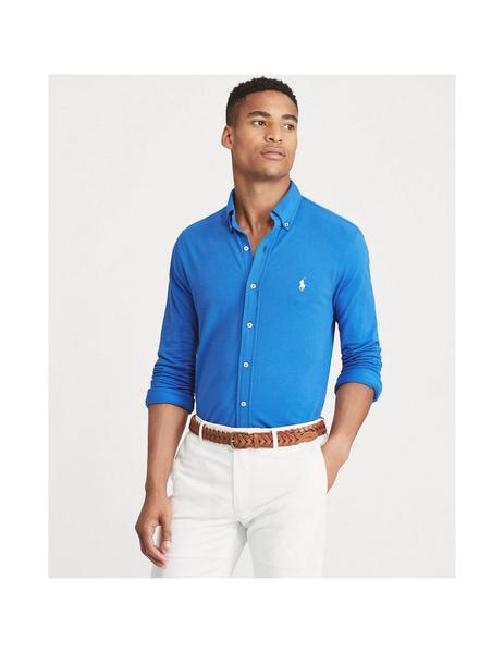 Camisa Ralph Lauren De Vaporosa Azul Hom