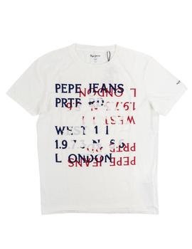 Camiseta Pepe Jeans Harold Blanca Para Hombre