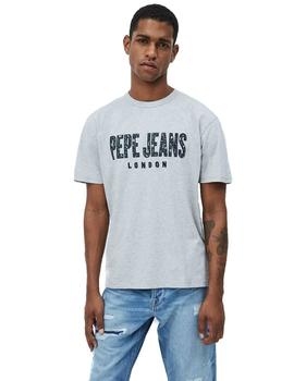 Camiseta Pepe Jeans Gris Para Hombre