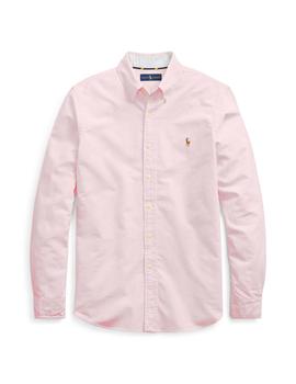 Camisa Polo Ralph Lauren A Rayas Rosa Para Hombre