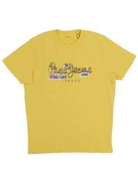 Camiseta Pepe Jeans Amarillo Para Hombre