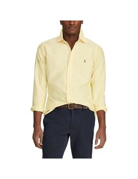 Camisa Polo Ralph Lauren A Rayas Amarilla Para Hombre