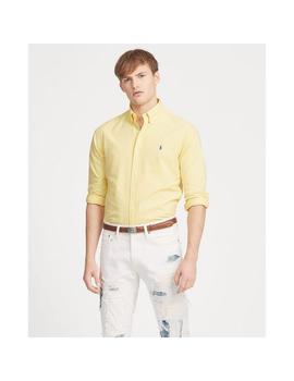 Camisa Polo Ralph Lauren Oxford Amarilla Para Hombre