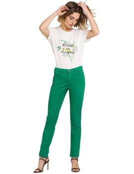 Pantalón Naf Naf Verde Para Mujer
