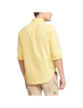 Camisa Polo Ralph Lauren Oxford Amarilla Para Hombre