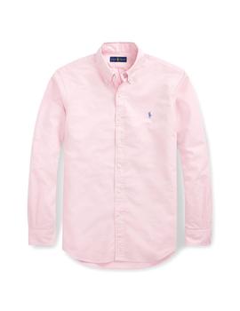 Camisa Polo Ralph Lauren Oxford Slim Fit Rosa Para Hombre