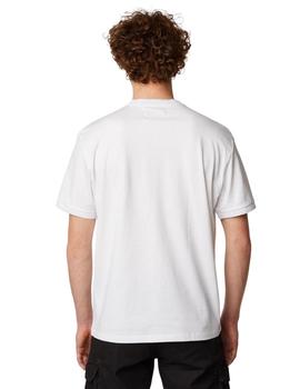 Camiseta Gas Dharis/R Rib Blanca Para Hombre
