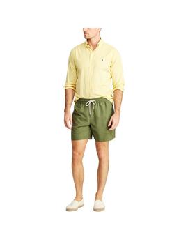 Camisa Polo Ralph Lauren Classic Fit Amarilla Para Hombre