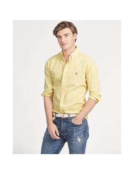 Camisa Polo Ralph Lauren Classic Fit Amarilla Para Hombre