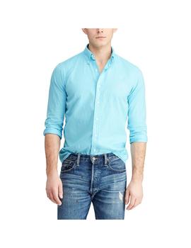 Camisa Polo Ralph Lauren Classic Fit Azul Para Hombre