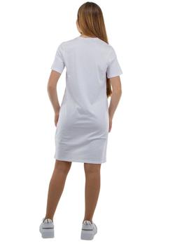 Vestido Armani Exchange Blanco Corto Para Mujer