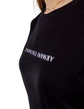 Vestido Armani Exchange Negro Corto Para Mujer