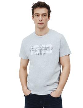 Camiseta Pepe Jeans Gris 1973 Andres Para Hombre