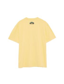 Camiseta Pepe Jeans Amarillo Estampado Frontal Para Hombre