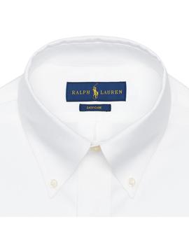 Camisa Polo Ralph Lauren Oxford Blanca Para Hombre