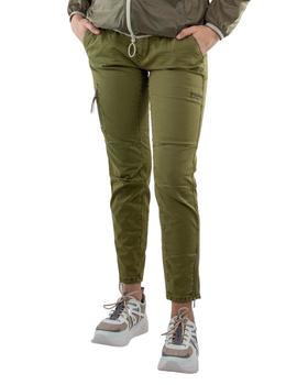 Pantalon Mac Verde Kaki Para Mujer