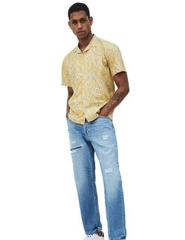 Camisa Pepe Jeans Hawaiana Cowley Para Hombre