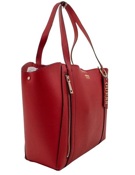 Escarpa guión Independiente Bolso Guess Naya Shopper Rojo Para Mujer