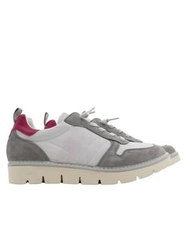 Zapatillas Panchic Blanco Gris y Fucsia Para Mujer