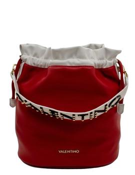 Bolso Valentino Bags bombonera Rojo Blanco Negro Para mujer