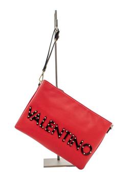 Bolso Valentino Bags Clutch Rojo y Negro Para Mujer
