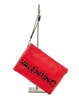 Bolso Valentino Bags Clutch Rojo y Negro Para Mujer