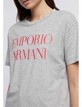 Camiseta Emporio Armani De Punto Con Logotipo Para Mujer