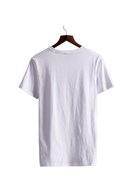 Camiseta Superdry De Rayas Con Logo Core Blanca Para Hombre
