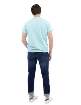 Camiseta Pepe Jeans Miles Azul Para Hombre