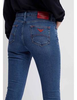 Vaqueros Emporio Armani Superceñidos J20 En Denim Para Mujer