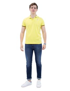 Polo K-Way Amarillo Limón Para Hombre