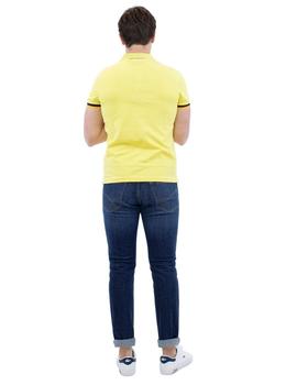 Polo K-Way Amarillo Limón Para Hombre