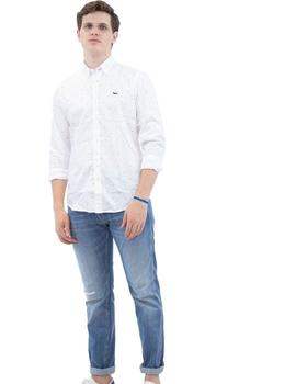 Camisa Harmont - Blaine Blanca Micro Estampado Para Hombre