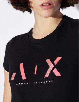 Armani Exchange Camiseta Con Estampado En Contraste