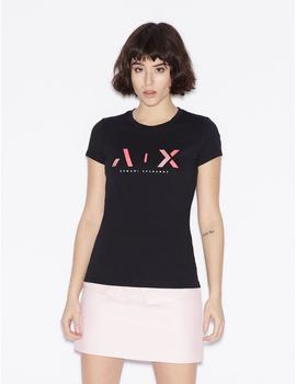 Armani Exchange Camiseta Con Estampado En Contraste