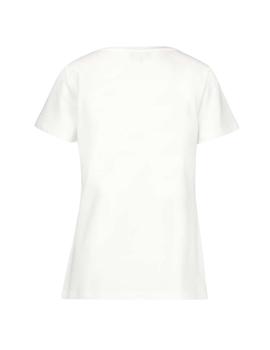 Camiseta Monari Crudo Manga Corta Para Mujer