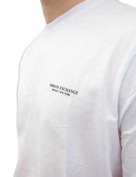 Camiseta Armani Exchange Blanca Para Hombre