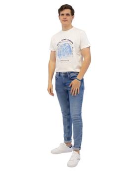 Camiseta Pepe Jeans Damiel Blanco Para Hombre