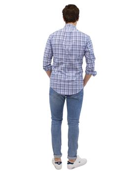 Camisa Ralph Lauren Azul Cuadros Para hombre