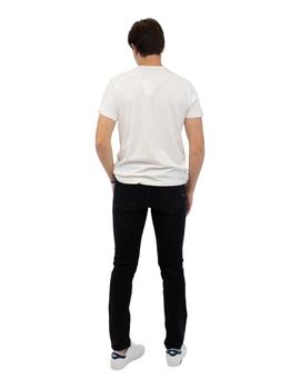 Camiseta Pepe Jeans Blanco Estampado Para Hombre