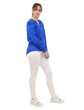 Camisa Pepe Jeans Carola Azul Para Mujer