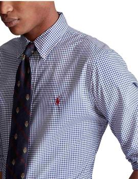 Camisa Ralph Lauren Vichy Marino Para Hombre