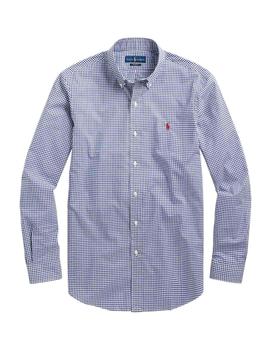 Camisa Ralph Lauren Vichy Marino Para Hombre