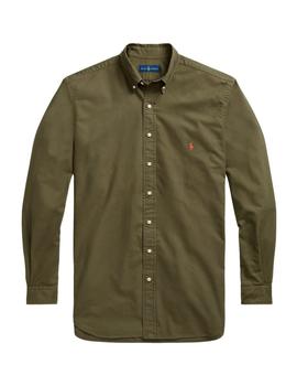 Camisa Ralph Lauren Verde Militar Para Hombre