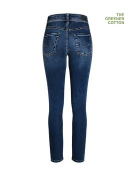 Pantalón vaquero pitillo CAMBIO azul oscuro
