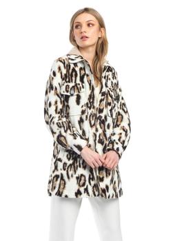 Chaqueta Alba Conde Animal Print Para Mujer