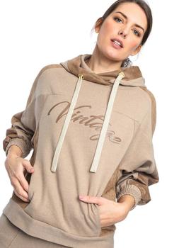 Sudadera Alba Conde Topo Vintage Para Mujer