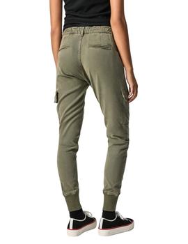 Pantalones Pepe Jeans New Crusade Verdes Para Mujer